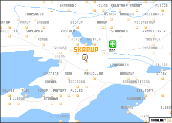 map of Skårup