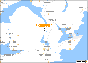 map of Skäverud