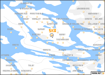 map of Skå