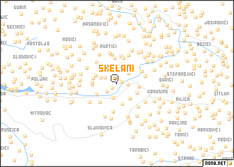 map of Skelani