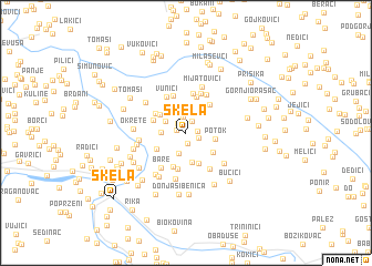 map of Skela