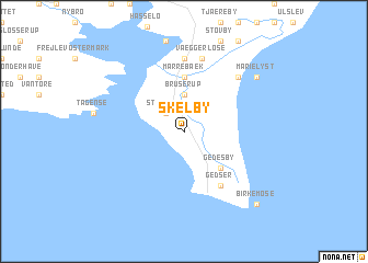 map of Skelby