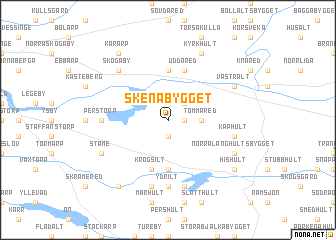 map of Skenabygget