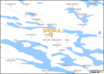map of Skenala