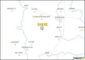 map of Skene