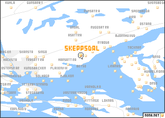 map of Skeppsdal