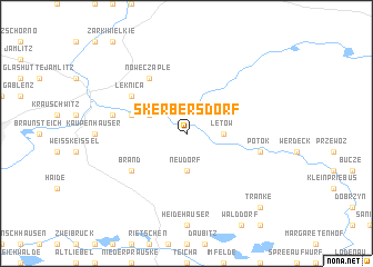 map of Skerbersdorf