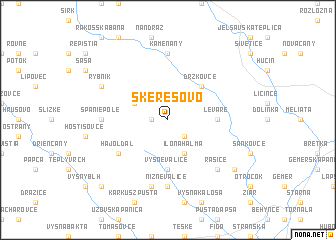 map of Skerešovo