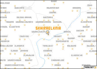 map of Skhira el Knia