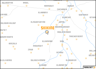 map of Skikine