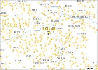 map of Skilje