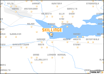 map of Skillinge