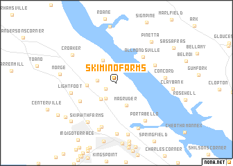 map of Skimino Farms