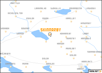 map of Skinnarby