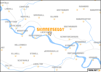 map of Skinners Eddy