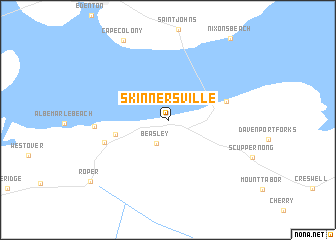 map of Skinnersville