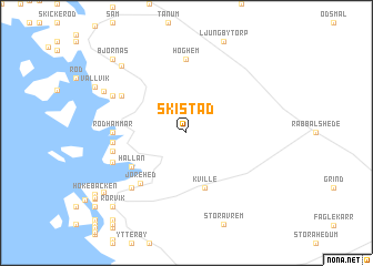 map of Skistad