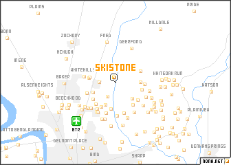 map of Ski Stone