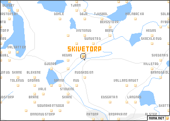 map of Skivetorp