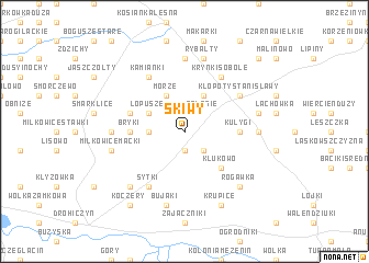 map of Skiwy