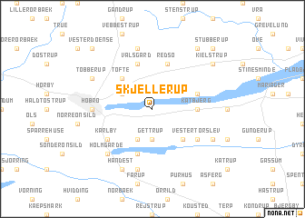map of Skjellerup