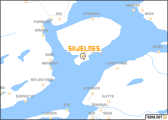 map of Skjelnes