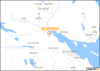 map of Skjervik