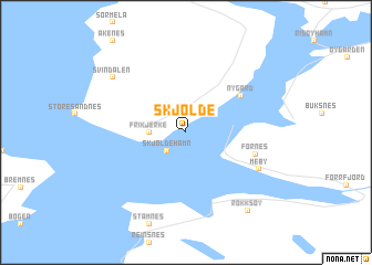 map of Skjolde