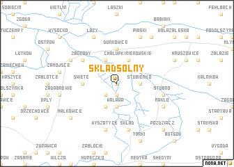 map of Skład Solny