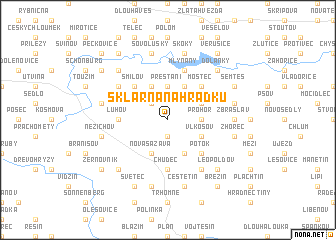 map of Sklárna na Hrádku