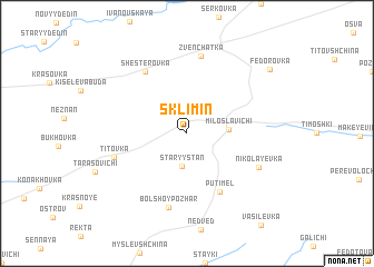 map of Sklimin
