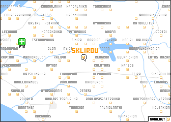 map of Skliroú