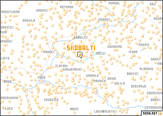 map of Škobalti