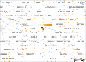 map of Skoczkowo