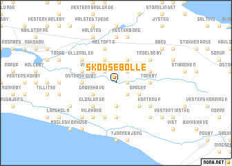 map of Skodsebølle