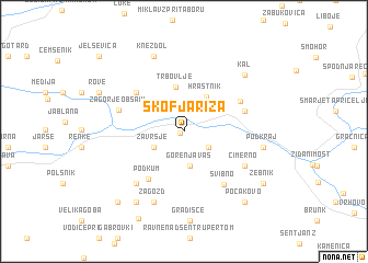 map of Škofja Riža