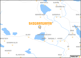 map of Skogaängarna