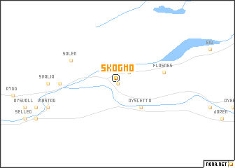 map of Skogmo