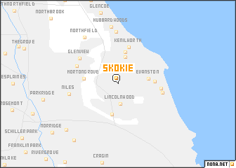 map of Skokie