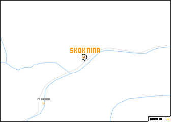 map of Skoknina