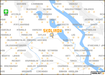 map of Skolimów
