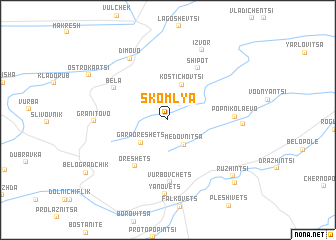 map of Skomlya