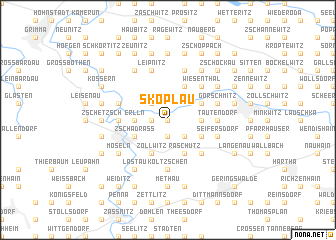 map of Skoplau