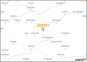 map of Skordy