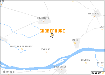 map of Skorenovac