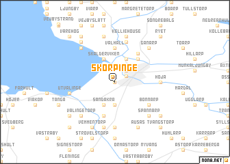 map of Skörpinge