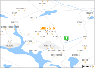 map of Skörsta