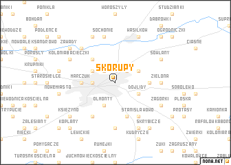 map of Skorupy