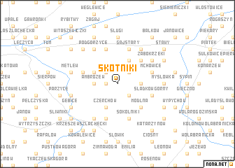 map of Skotniki