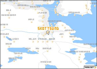 map of Skottsund